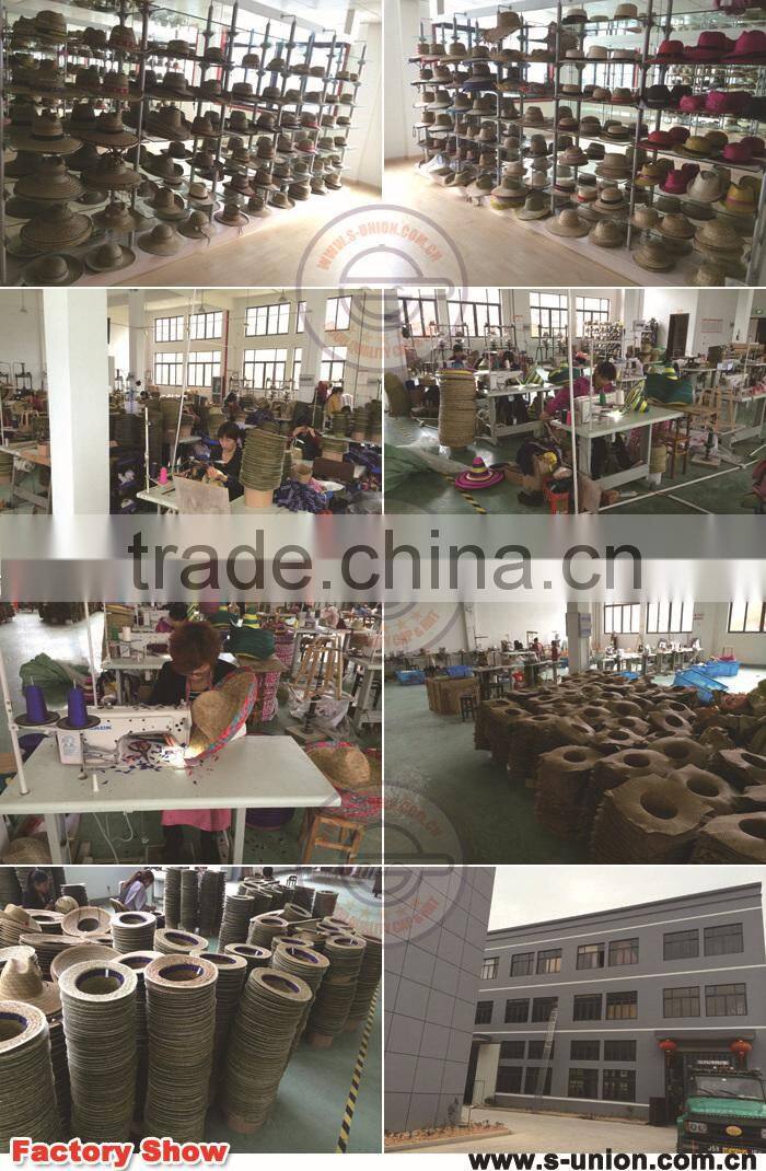 Good quality cheap men promotion custom straw hats (SU-PA259)