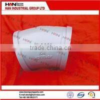 Concrete pump elbow 22.5 degree pipe elbow / bend concrete pump spare parts for PM SCHWING IHI
