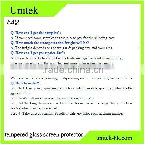Premium Gorilla glass price anti blue light for iphone6 tempered glass screen protector