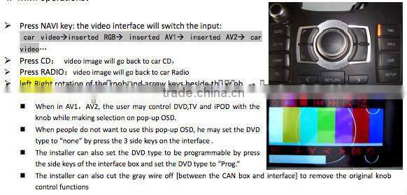 Car Video Interface Work for AUDI MMI 3G 4G Guide line