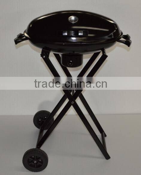 Protable vertical homemade charcoal grill