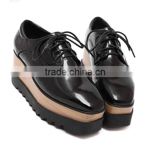 2016 factory wholesale fashion girls wedge flat shoes PH4056