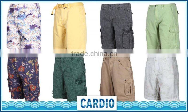 2016 new design cotton fashion cargo walking mens shorts