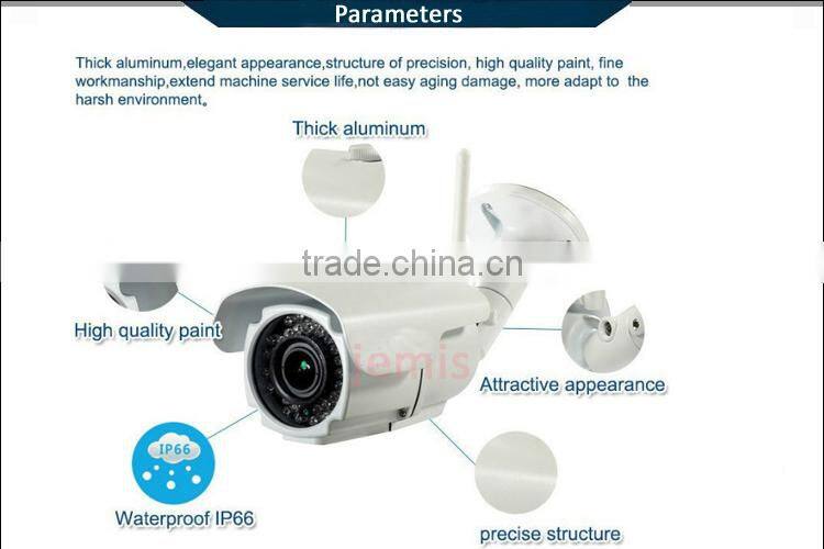 2015 Promotion Wireless Wifi IP Camera Bullet Outdoor Waterproof IP65 Degree 760/960/1080P Option
