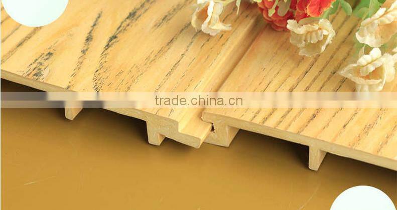 Environmental Friendly Wood Plastic Composite Fire Proof Textured WPC Wall Panels