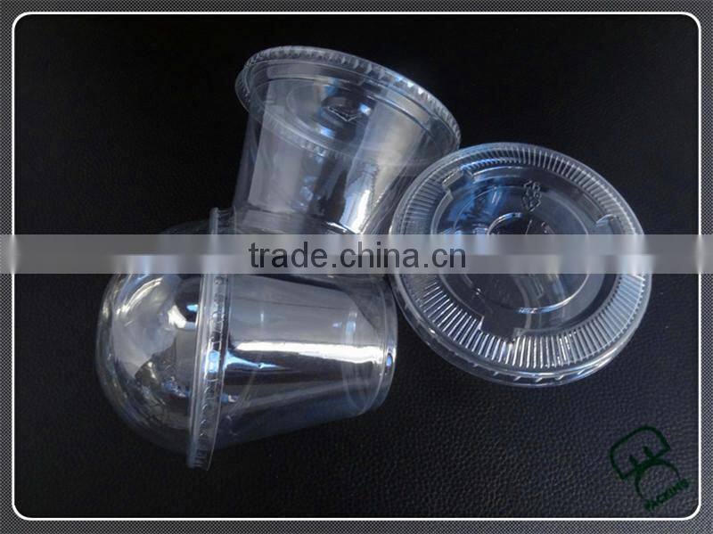 Disposable PET 5oz,8oz,10oz,12 oz Plastic Ice Cream Cup With Lid