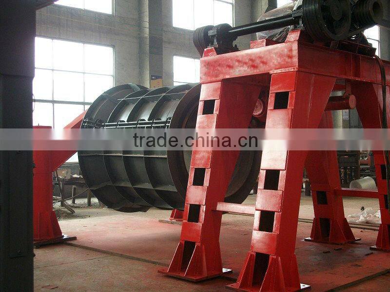 Rolling concrete pipe making machine