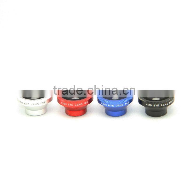 Magnetic 180 degree distortion fisheye lens for cell phone