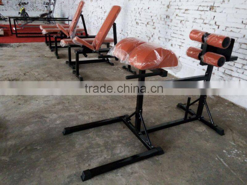 Gym Equipment Back Hyperextension Bench for commercial use Glute Ham Developer