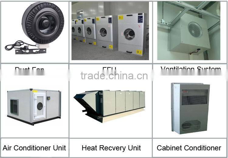 centrifugal fan with backward curved blades