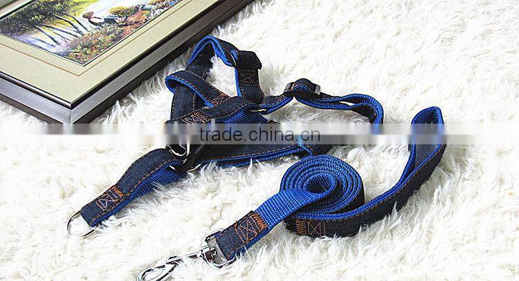 Branded Cheap Bulk Pet Supplies L Denim Pet Leashes
