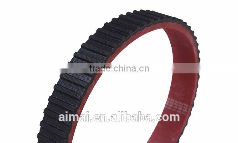 Power transmission packing machine belts