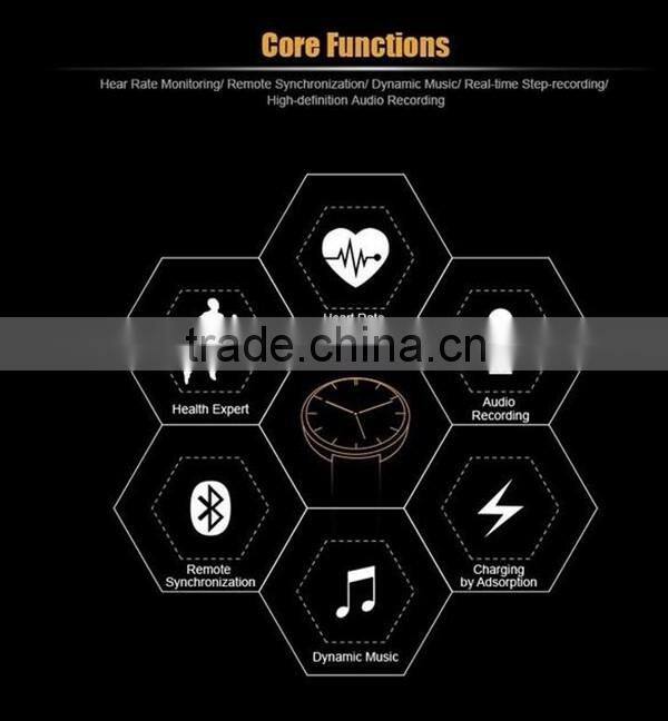 DM360 Bluetooth Smart Watch Intelligent Wristwatch With BT Remote Camera, Heartrate Monitor for IOS and Android Smart Watch Mobi