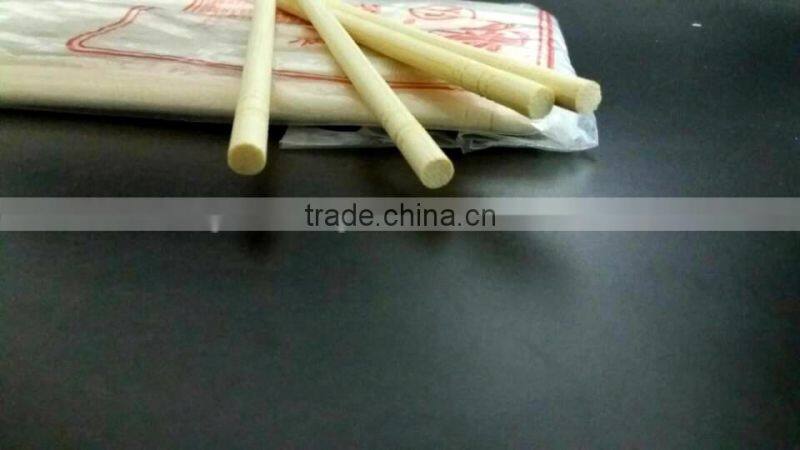 Bamboo chopstick with plastic wrapper in bulk