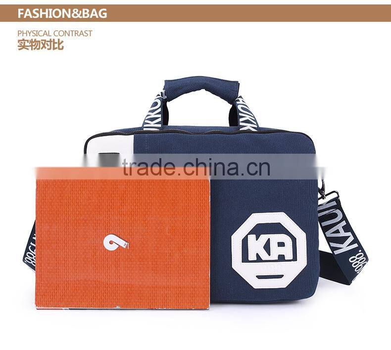 Cotton Canvas Handbag Cross Body bag Laptop Handbag Mens Hand Bag Business laptop bag