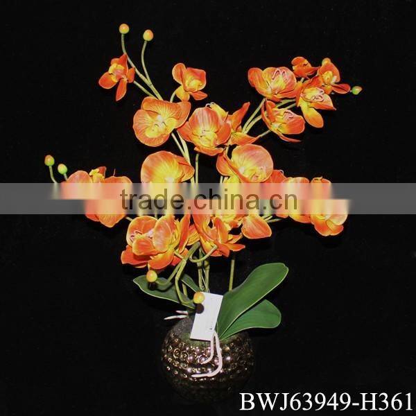 hot sell Artificial Flower Wholesale Orchid Bonsai For Indoor Home Wedding