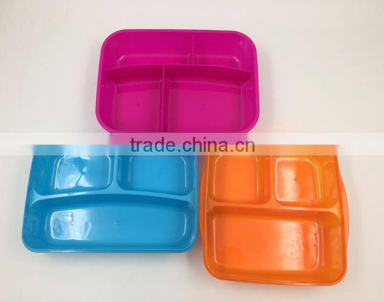 microwavable plastic food lunch box with transparent lid,rectangular bento lunch box,kids food container