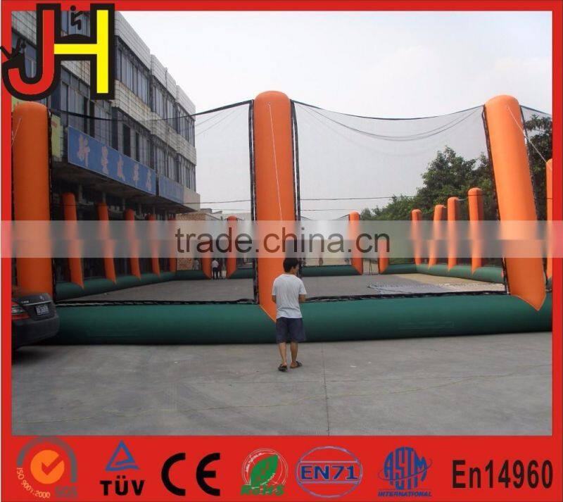 OEM Inflatable Paintball Bunker Netting Field Paintball Arena Game
