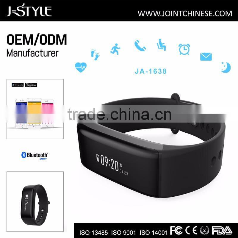 2016 fitness wireless activity heart rate tracker compatible with Android and IOS