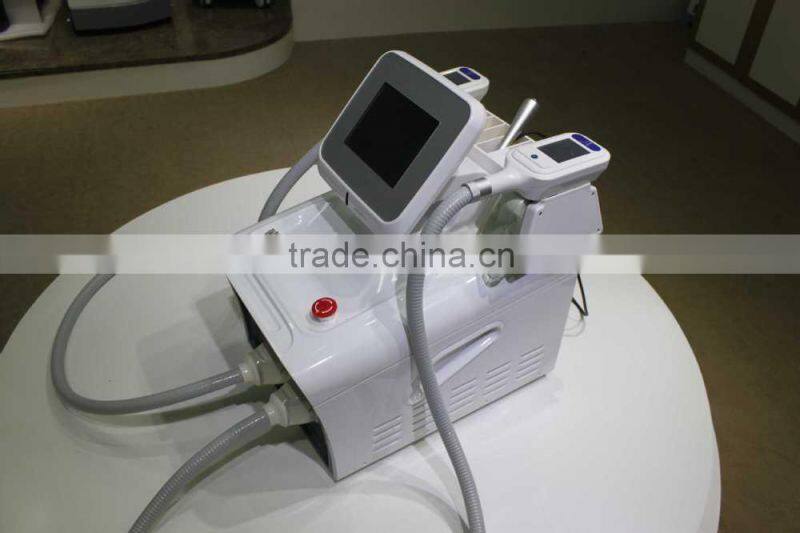 Hot !!! 2 Heads Working Together Fat Freeze Machines With Laser Pad