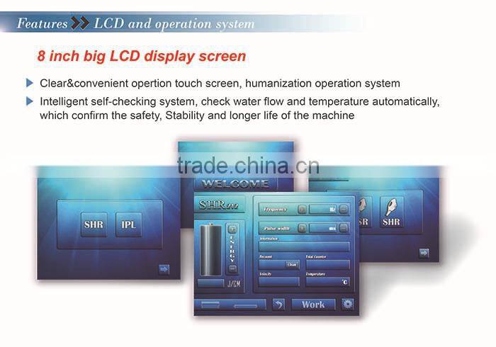 E-light IPL+Rf+Shr 3 In 1 Spa Use Beauty Apparatus Fast IPL System