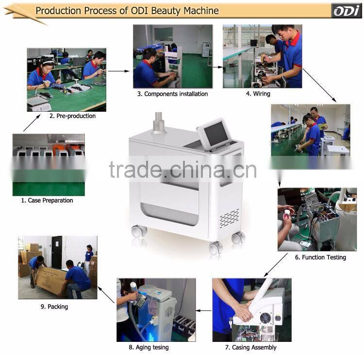 New design q switched alexandrite laser tattoo removal equipment