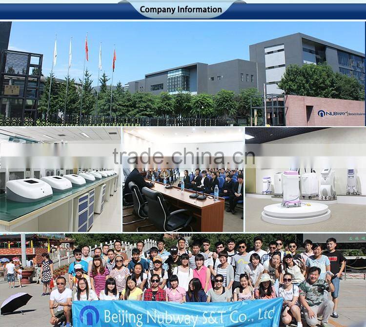 Nubway 2016 professional painless CE approved new hair removal ipl shr machine