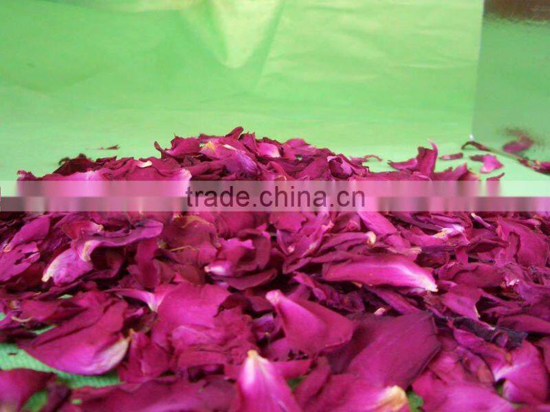 dried rose petals