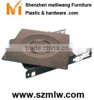 swivel chair revolve sliding base plate fitting