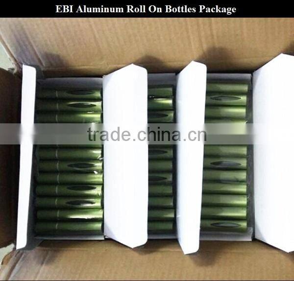 Custom aluminum 3ml glass roll on bottle