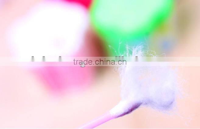 wood or plastic handle sterile cotton buds packing in opp bag pvc box