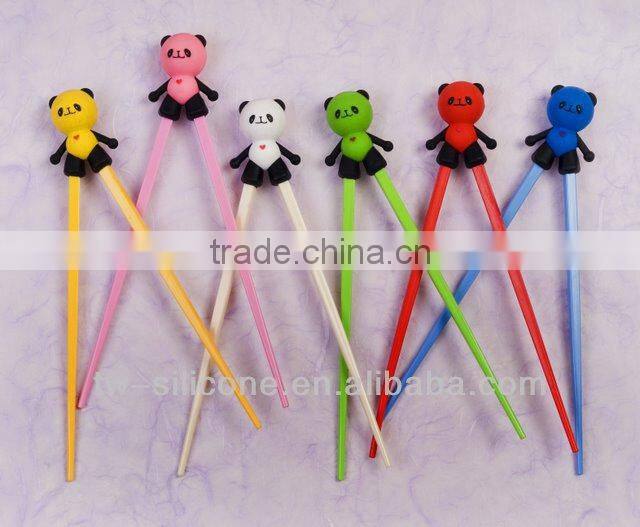 Cute silicone learning chopsticks for kids
