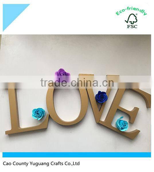 freestanding wooden letter golden wooden letter