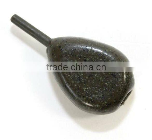 Flat Pear Inline carp fishing Leads