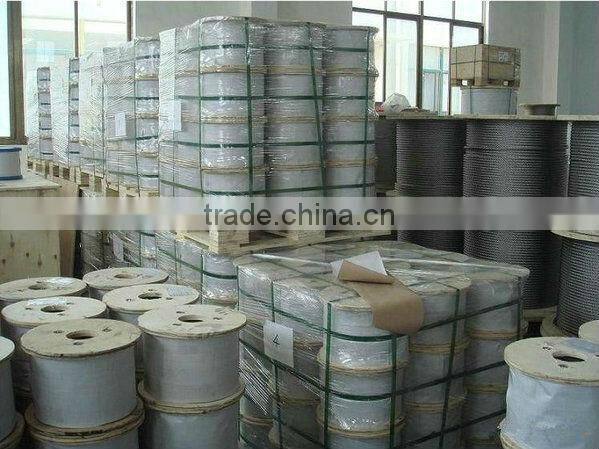 high tensile lashing 304 stainless steel wire rope