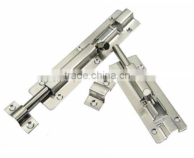 Factory supply high quality stainless steel door bolt, Brass door bolt, steel door bolt