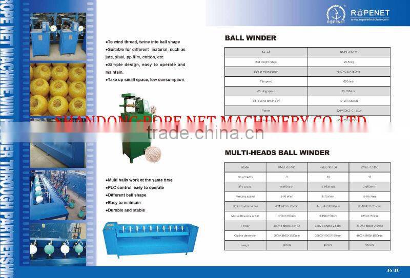Automatic Multi heads PP twine balling machine