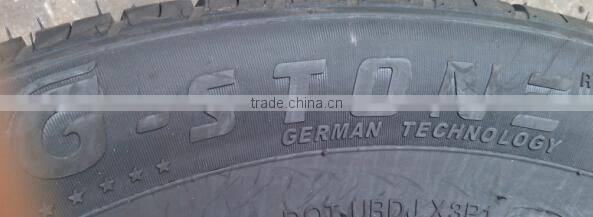 2015 G-stone new style cheap car tire 205 65 15 185 65 14 175 70 13 185 14 195 14