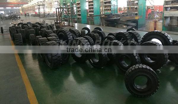 10 inch 7.00-12 solid rubber forklift tires