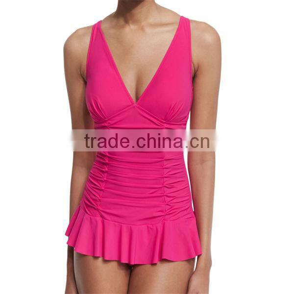 2017 new fashion high quality one-piece swim wear