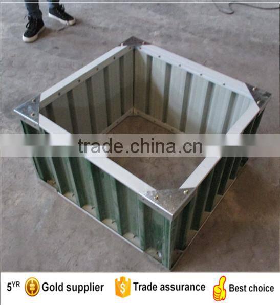 Galvanized riased garden bed