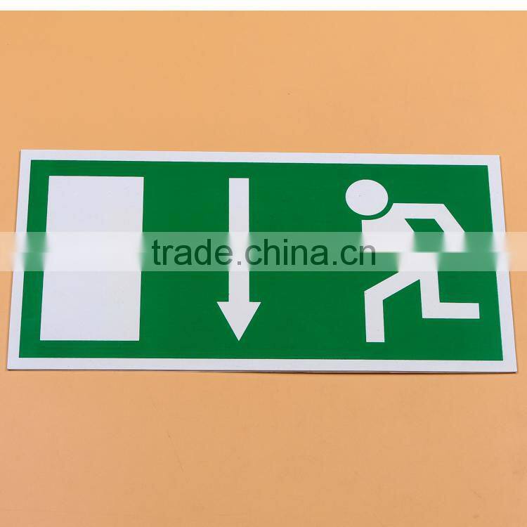 Self adhesive Emergency Exit Sign board