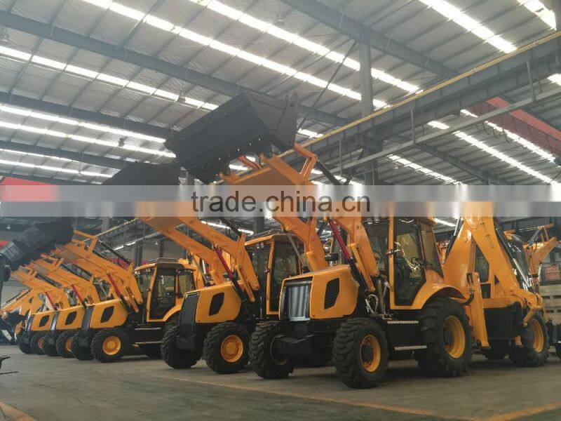 Chinese 4X4 backhoe loader WZ30-25 with price,backhoe loader for garden and construction
