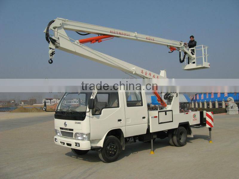 16M Dongfeng hydraulic aerial working truck for sale