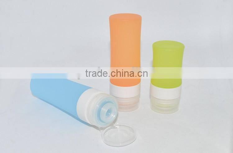 custom travel bottles silicone material for cosmetics MP4404