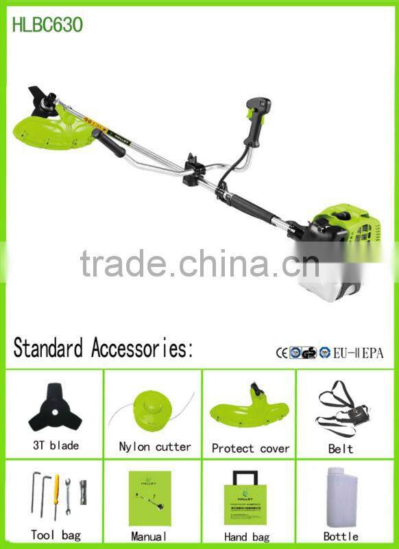 Hot Sell 2 - Stroke 62cc Petrol Brush Cutter with CE GS EMC HLBC630