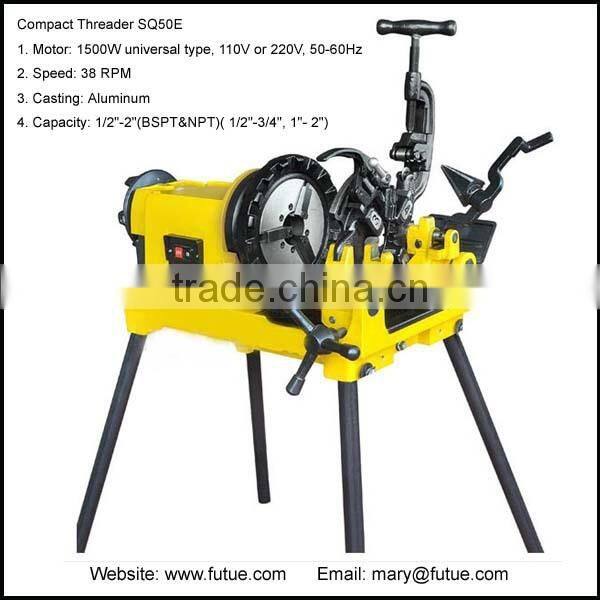 SQ-50E Automatic Pipe Threading Machine, Used pipe threading machines for sale 1/2''-2''
