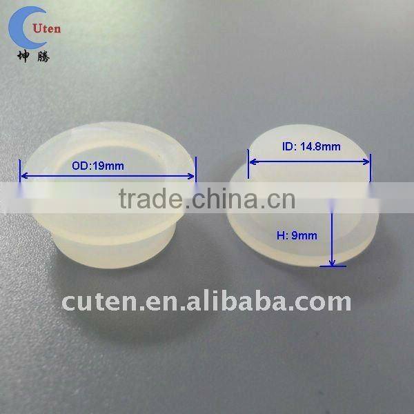 Molded silicon bottle inner cap