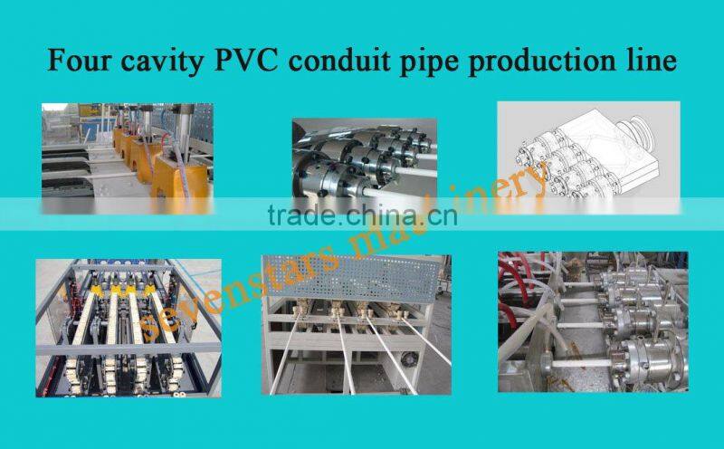 PVC pipe line with the diameter 63-160mm