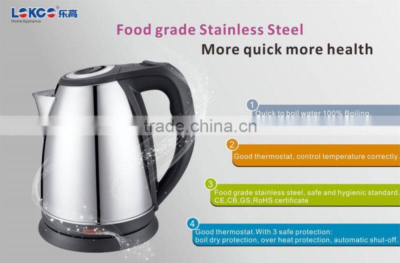 New Stainless Steel Electric Tea Kettle LG-832D